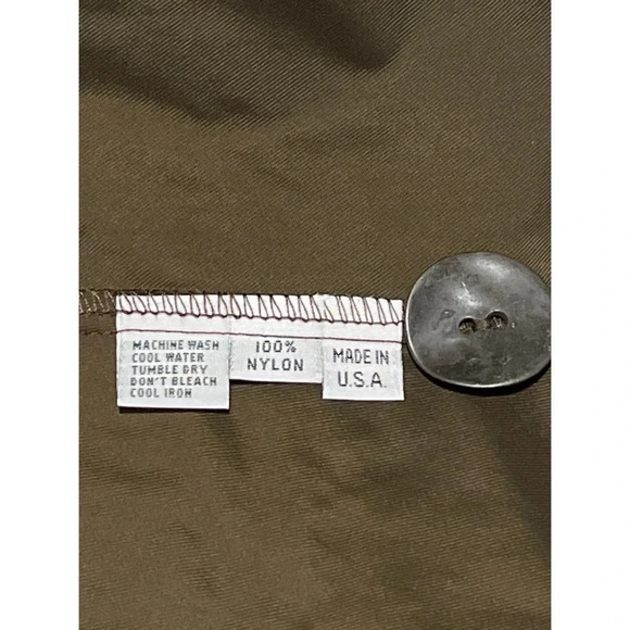 Planet By Lauren G  Jacket Women’s 1 US 4-8 Brown Nylon Button Pockets Lagenlook - Picture 14 of 15